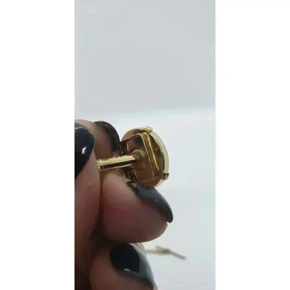 Vintage Hickok CuffLink Tie Tack Set Gold Mesh Wrap around MCM 60s Button Accent - Picture 8 of 8